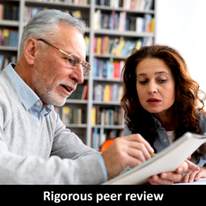rigorous peer review